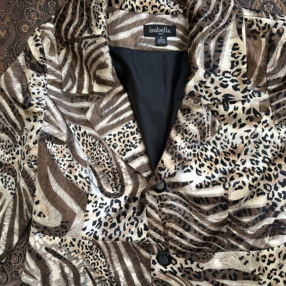 ISABELLA Animal Print Jacket - Picture 4 of 5